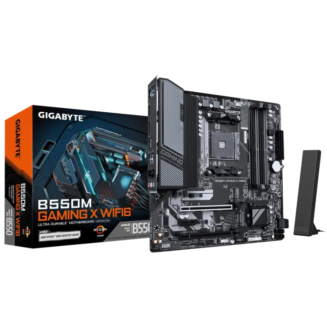 Gigabyte B550M GAMING X WIFI6 AM4 Motherboard