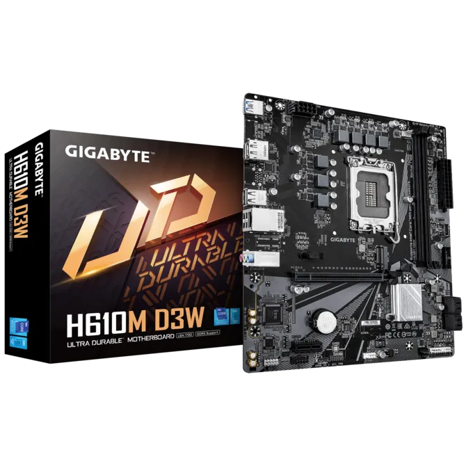 Gigabyte H610M D3W DDR5 LGA 1700 Motherboard