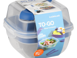 LocknLock To Go 3in1 Salad Box 950ml Blue