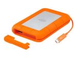 500GB LaCie Rugged Mini, USB 3.0, Thunderbolt, SSD, Portable External HDD, Orange (OEM Pack/Not Retail)