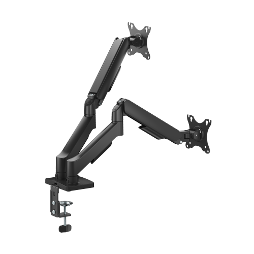 BRACKET 17'' - 32'' dual monitor mount; gas spring; up to 9Kg's