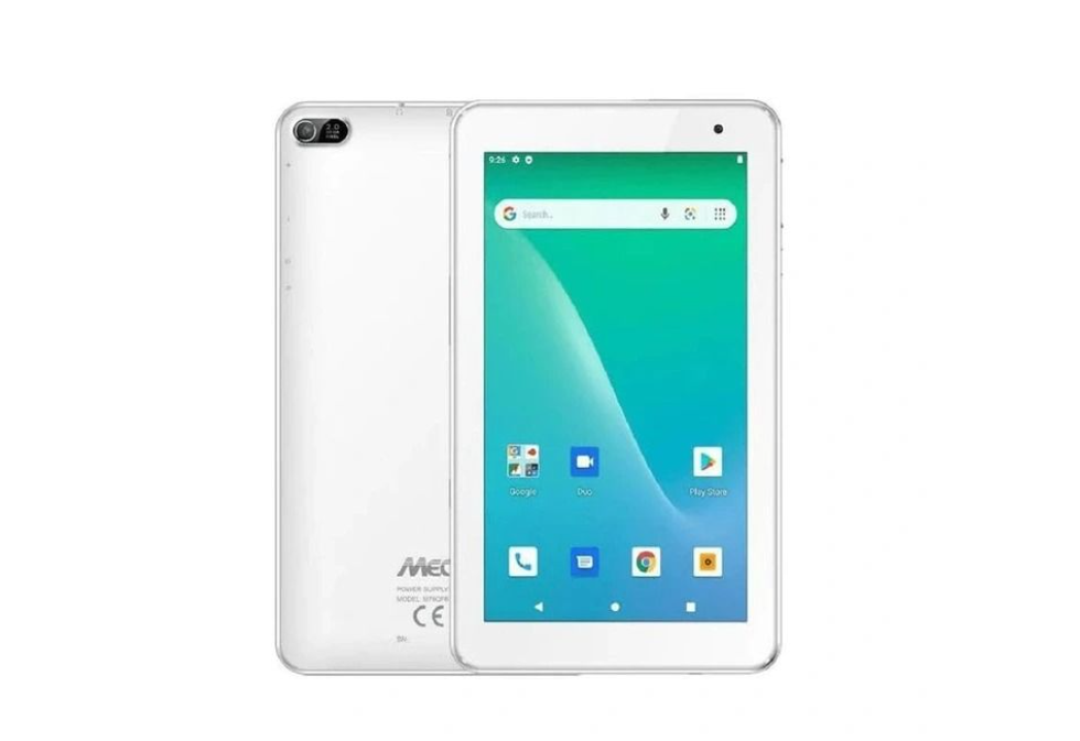 Mecer Xpress Smartlife 7" Android15 Go Quad Core 1.4Ghz/ 3GB/ 32GB/ Wi-Fi/0.3+2M/ 4G/ SIM/ 1024x600/ 2400mAh/ Folio/ white