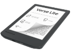 Pocketbook Verse Lite, 6" (15.24 cm), E Ink Carta, Dual Core (2x1 GHz) 8 GB, 2.4 GHz, Midnight Grey