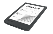 Pocketbook Verse Lite, 6" (15.24 cm), E Ink Carta, Dual Core (2x1 GHz) 8 GB, 2.4 GHz, Midnight Grey