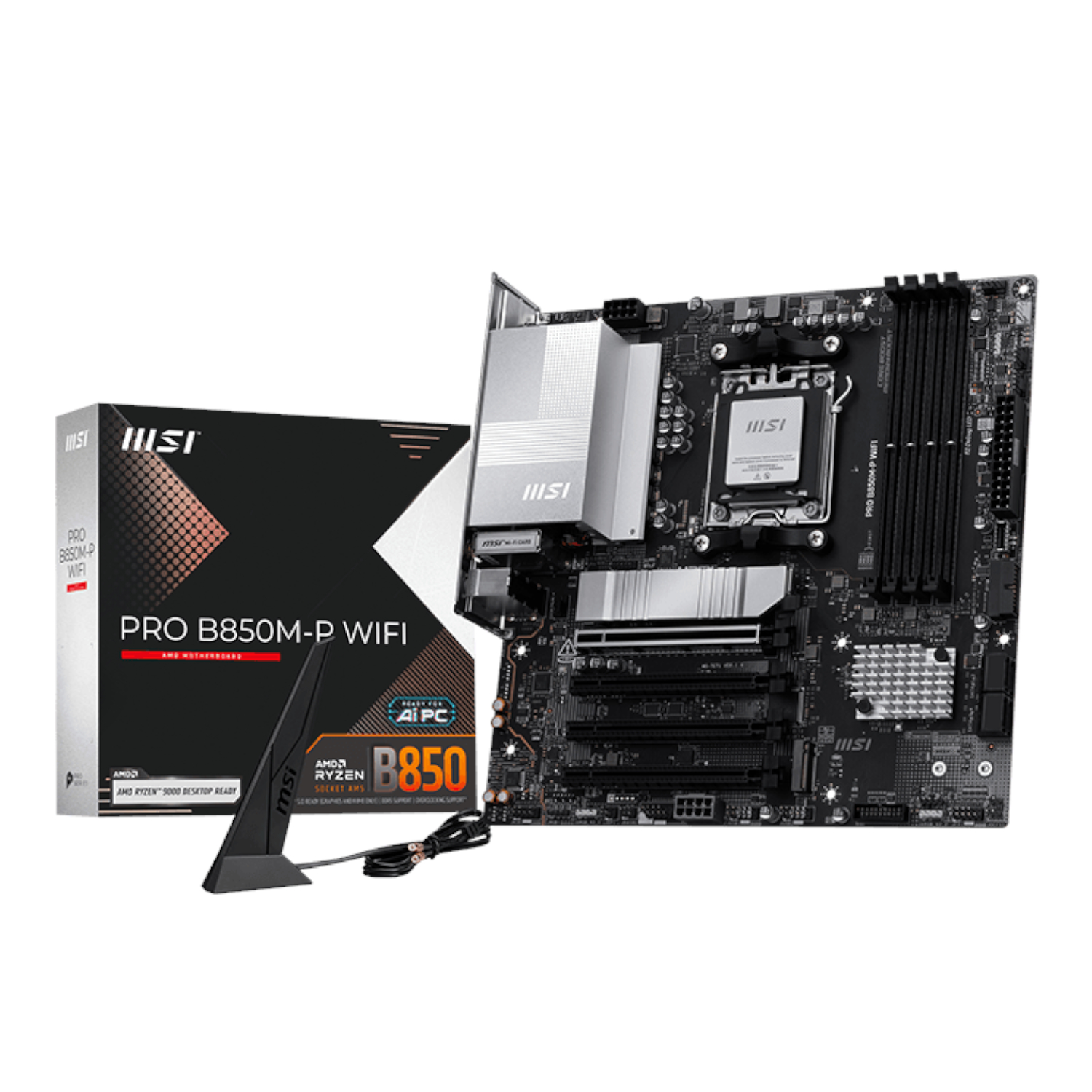 MSI Pro B850M-P WIFI AM5 mATX Motherboard