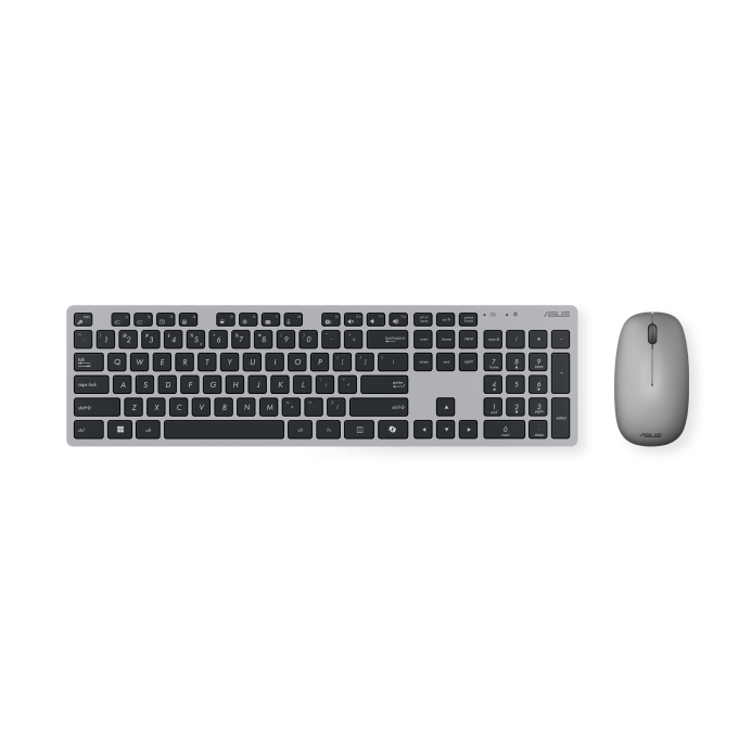 ASUS W5000 Wireless Keyboard & Mouse|Wireless 2.4GHz band|Grey