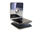 Shower Panel Glass Clamp - (Mirror Finish)