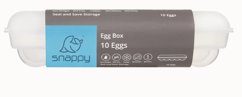 Snappy egg container