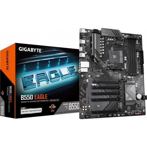 Gigabyte B550 EAGLE AMD AM4 Socket B550 ATX Desktop Motherboard