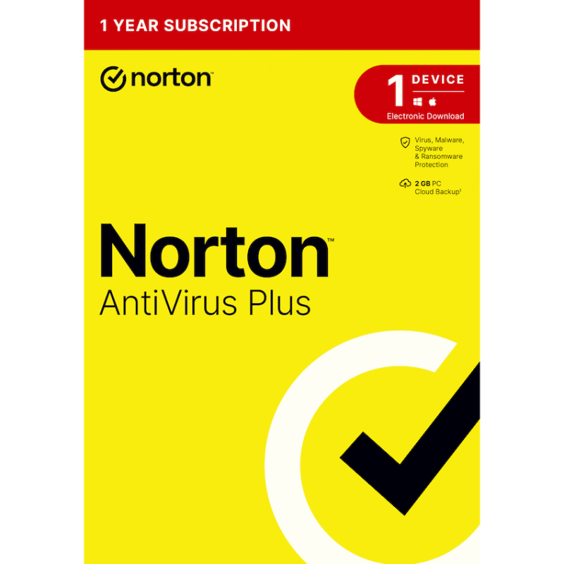 Norton AV Plus 2GB AF 1User 1D 1Y DVD