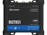 Teltonika RUT951 E SIMLTE Cat 4 Industrial Router,Dual-SIM, Wi-FI 4,  1 x WAN(100Mbps), 3 x LAN(100Mbps), MQTT, Modbus