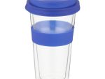 Snappy Thermal Glass Tumbler 400ml Blue