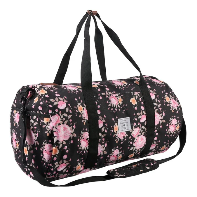 Supanova Kate Duffle Black/Floral