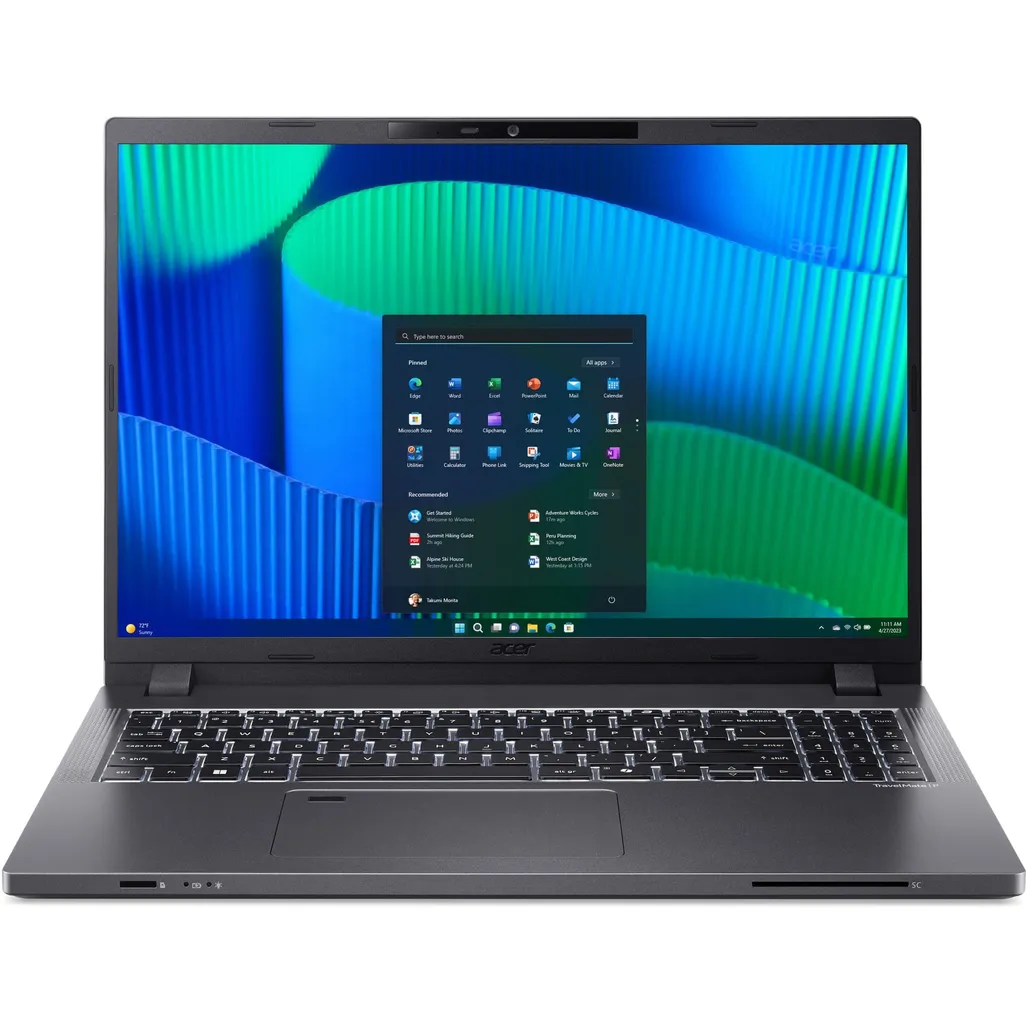Acer TMP216-51-G3-TCO-53Z0 Notebook | 16" | Intel Core Ultra 5 115U | 16GB DDR5 | 512GB | Windows 11 Pro