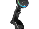 Volkano Sentinel Series Qi2.2 Magnetic Wireless Charging Car Dash Mount Phone Holder - Black