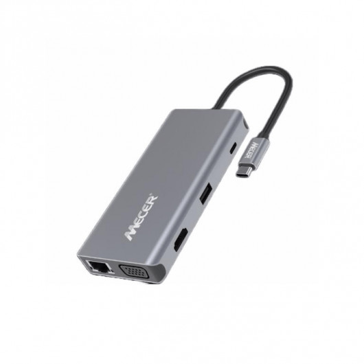 Type C Universal Docking Station — VGA, HDMI, USB3.0 x3, TF & SD