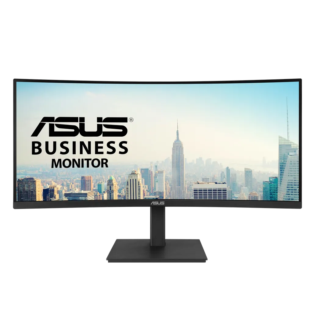 Asus VA34VCPSR Docking Monitor - 34"; WQHD (3440x1440); 1500R Curvature; Frameless; USB-C PD 96W; Low Blue Li