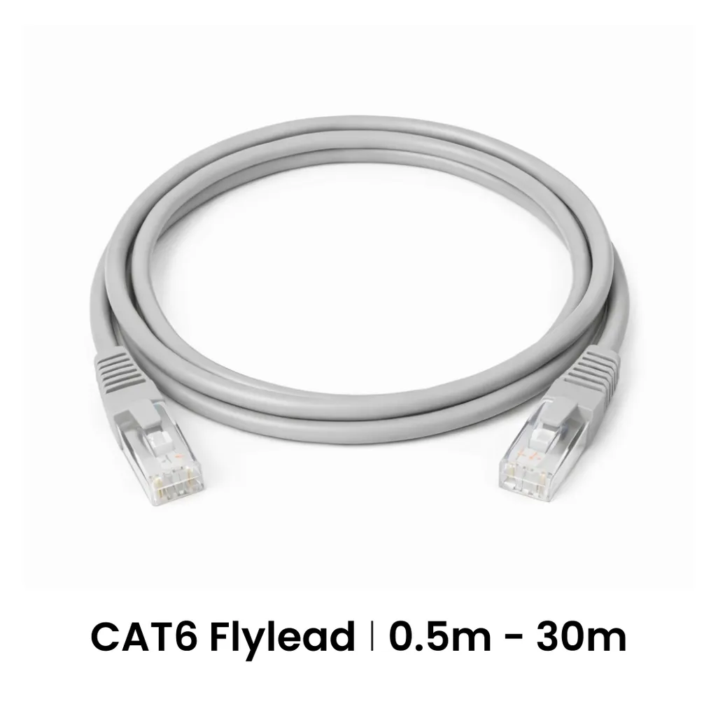 Cattex CAT6 Leads Grey 10m - Networking