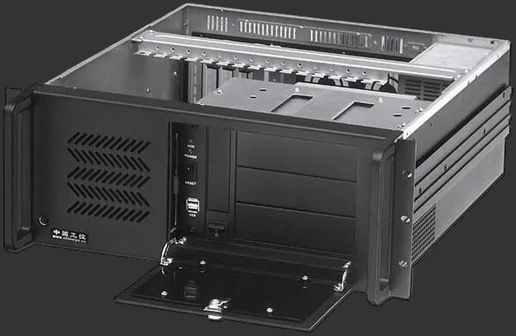 RCT 4U 450MM Deep Rackmount Chassis 7 x 3.5''; 2 x 2.5'' No PSU