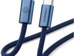 Volkano Weave Series 60w USB C to USB C 1.2m-Blue