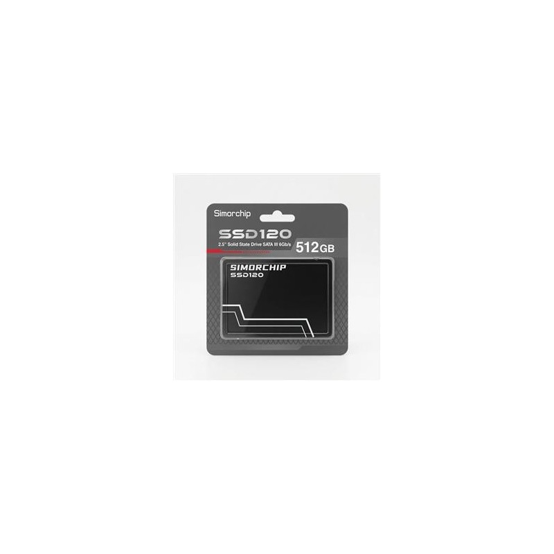 512GB Simorchip Elite120 SATA-III, (6Gb/s), 2.5", SATA, Solid State Dr