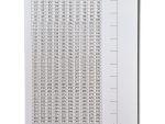 Writing Slate 1-410 Number Chart, Numberline Pack of 10