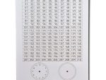 Writing Slate 1-210 Number Chart, Clockfaces Pack of 10