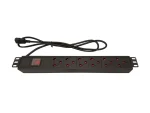 UltraLAN 6-socket (3pin SA) PDU with IEC Power Cord
