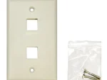 Double Port Faceplate (115x70mm)