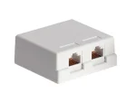 CAT6 Double Port Surface Mount Box