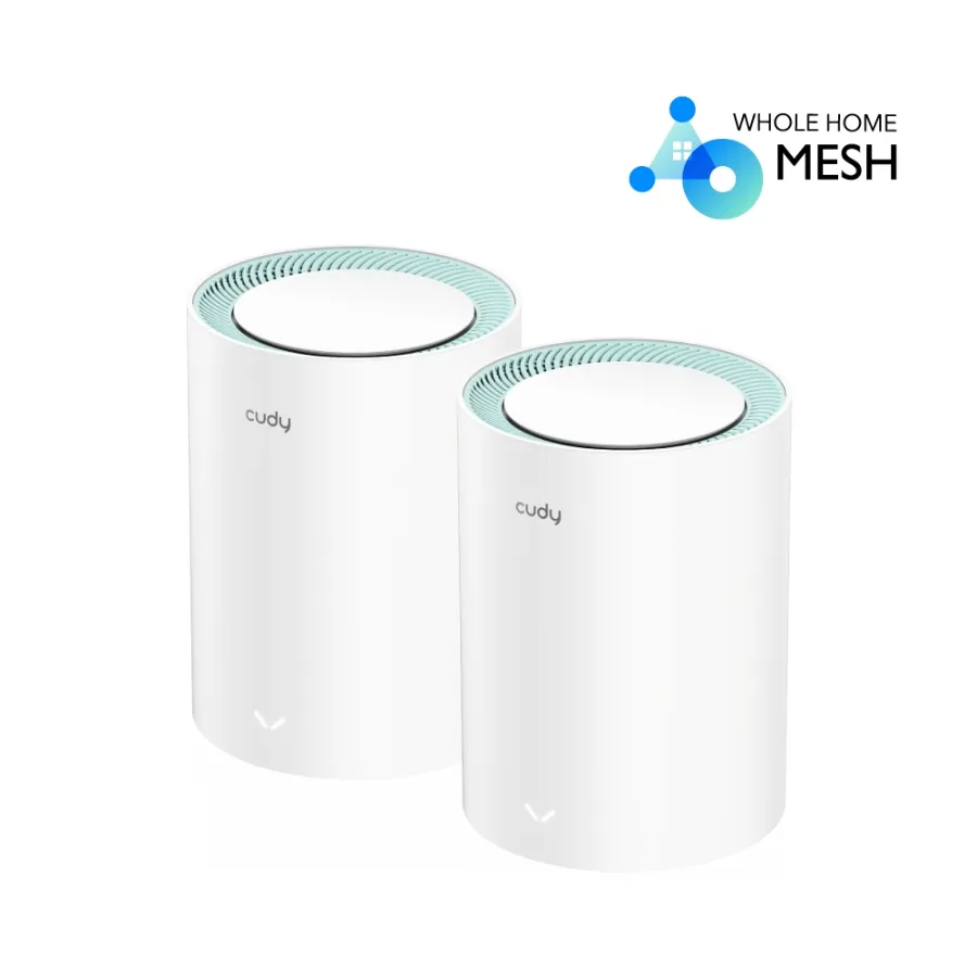 Cudy M1300 - WiFi5 AC1200 Gigabit Dual Band Mesh (2-Pack)