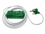 Ellies 2 Way Light Duty Coloured Extension Lead -5M