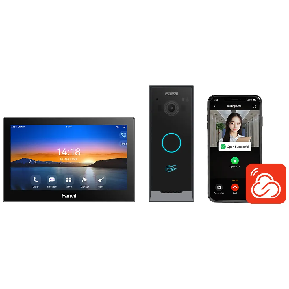 Fanvil Dual-Band Video Intercom Kit - SIP Video Doorphone System