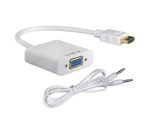 HDMI to VGA Converter Cable (with audio)
