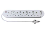 10-Way Multi Plug with surge protection (5X16A+4X5A) - 50cm Power Cord