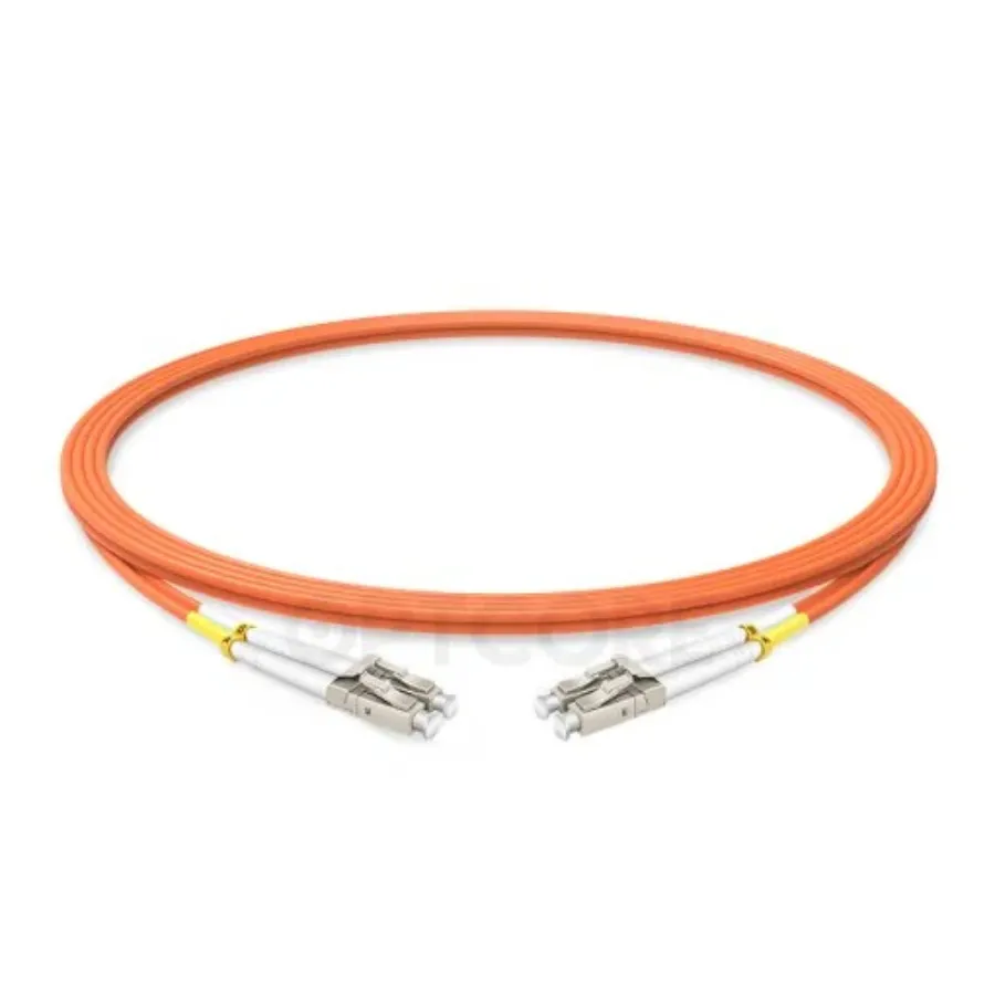 Optcore LC-LC 50/125µm OM2 Multimode Duplex PVC Fiber Optic Patch Cable 5M