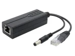Gigabit PoE Splitter - 802.3af/at to 12V/1A DC & Ethernet