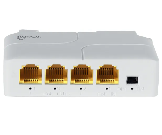 3-Port Gigabit PoE Extender (1x PoE In, 3x PoE Out)