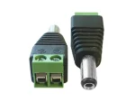 DC Terminal to 2.1mm Jack Adapter (Male)