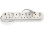 Multi Plug with IEC Cord (5x16A + 5x5A) - White