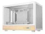 DeepCool CH260 Wood mATX Gaming Chassis White