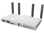 MikroTik CRS418-8P-8G-2S+5axQ2axQ-RM - All-in-One L3 Switch, Router & & Wi-Fi 6 AP