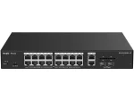 Reyee RG-ES220GS-LP | 16-Port Gigabit PoE+ Cloud Managed Switch, 130W