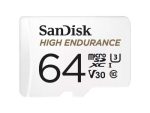 Sandisk High Endurance 64GB Class 3 MicroSDXC Card with Adapter