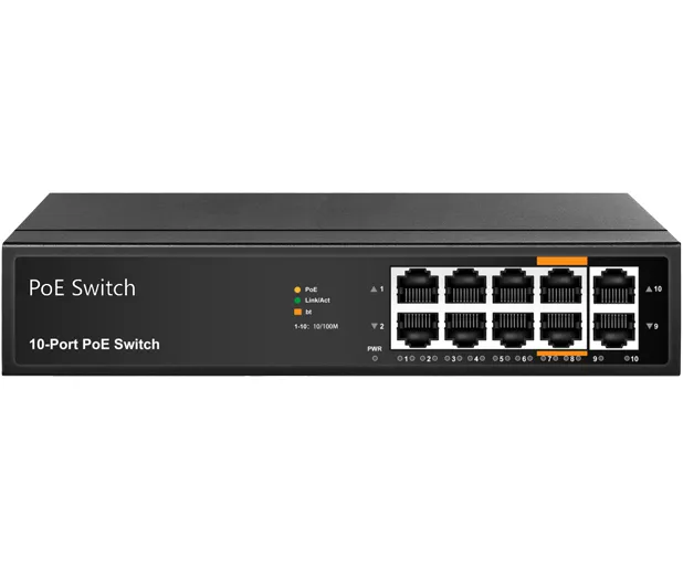 UltraLAN SF1010P - 10-Port 100Mbps AI PoE Switch