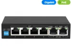 UltraLAN 4 Port 60W Gigabit Ethernet AI PoE Switch with 2 GE Uplink Ports