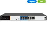 UltraLAN 16 Port 150W Gigabit Ethernet AI PoE Switch with 2 SFP Uplink