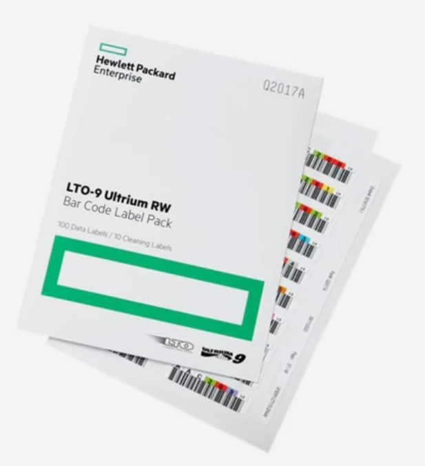 HP LTO-9 Ultrium RW Bar Code Label Pack