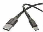 UAC20 USB 2.0 A-C Cable 2M 2A Black