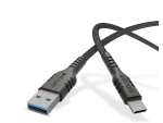 UAC30B USB 3.0 Cable A-C 1M 3A Braided Black